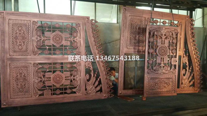 一次性澆鑄大門及圍欄